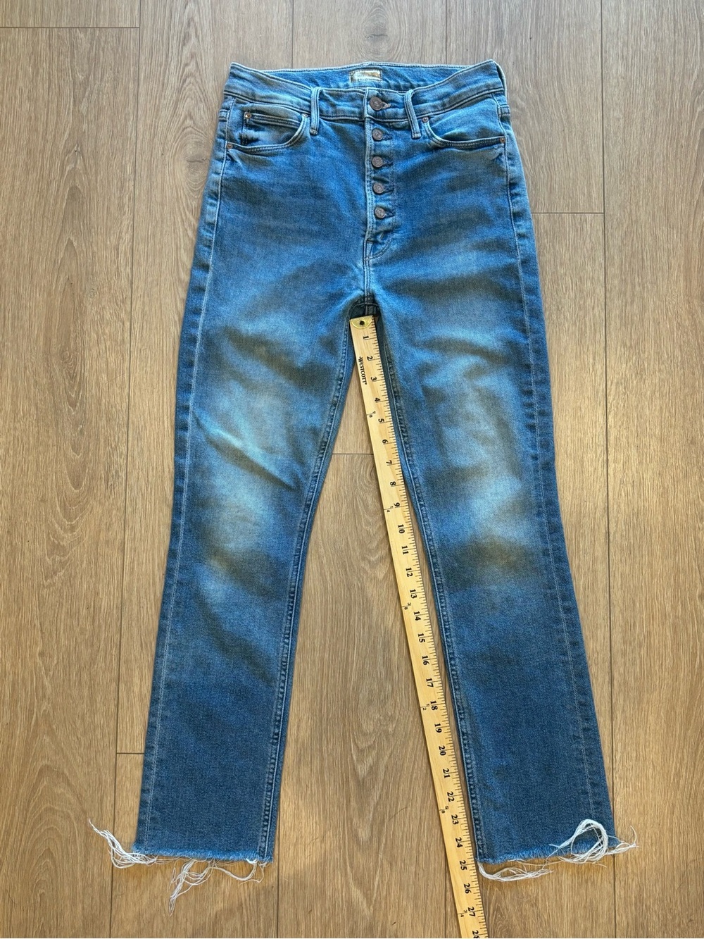 MOTHER The Pixie Dazzler Ankle Fray Shoot To Thrill Size 26 - Picture 16 of 16